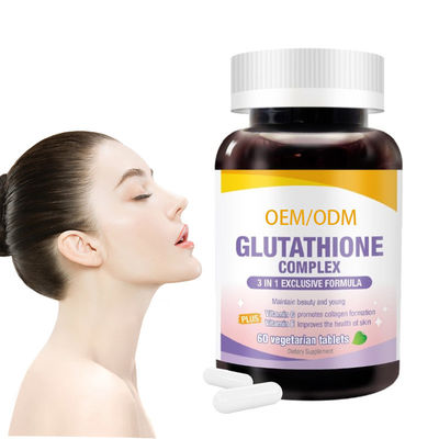 Buy OEM Glutathione Capsules Supplement With Vitamin C For Whitening Lightening Skin Care online manufacture