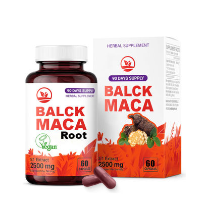 Buy 60Caps / Bottle Pure Maca Capsules For Male Stamina Vitality Boost OEM Supplier online manufacture
