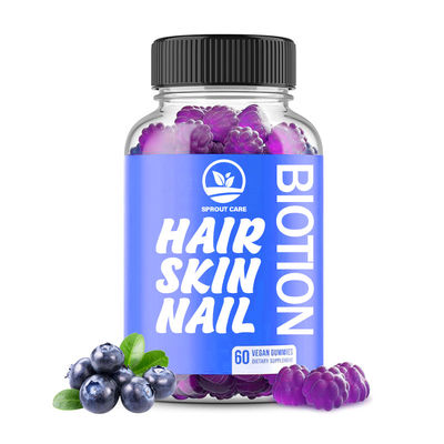 Good price Wholesale Service Vitamins Biotin Gummies for Hair Nutrients - Glowing Skin Hydration online