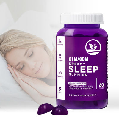Good price Private Label Sleep Vitamin Gummies , Fast Sleep Sugar Free Vegan Melatonin Gummies online