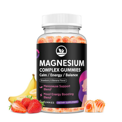 Magnesium Glycinate Gummies OEM Natural Calming Relaxation and Sleep Support