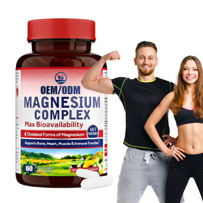 Good price Customized OEM Supplements Magnesium Capsules for Muscle Relaxation Nerve Function online