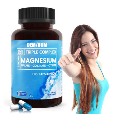 Good price ODM Magnesium Capsules Purified Bone Heart Muscle Support Magnesium Supplement online