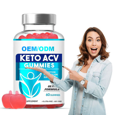 Good price OEM Logo Keto Slimming Weight Loss Gummies Apple Cider Vinegar Dietary Fiber online