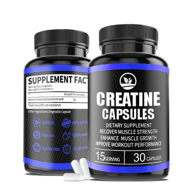 Good price ODM Creatine Monohydrate Capsules For Muscle Growth Pre Workout Supplement online