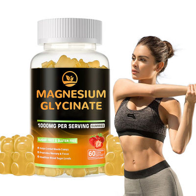 Good price Calm Sleep Magnesium Glycinate Gummies Stress Relief With Berry Flavor Vegan online