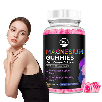 OEM Magnesium Glycinate Gummies Supplement for Sleeping Stress Relief Relax Promotes