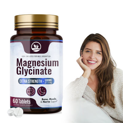 Magnesium Glycinate Capsules Deep Relaxation Restful Sleep Support ODM Supplier