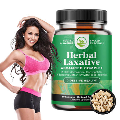 Good price Private Label Senna Leaf Capsules Gentle Digestive Support Natural Detox online