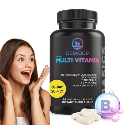 OEM Vitamin D3 and Zinc Multivitamin Capsules for Strong Immune System and Focus
