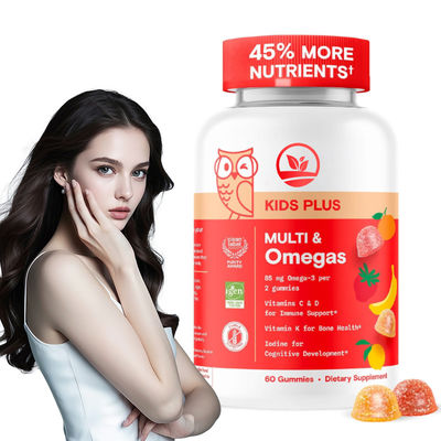 ODM Kids Multivitamin Gummies With Omega 3 Fatty Acids For Immune Support