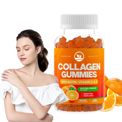 Good price Orange Vitamin C Collagen Gummies Supplement Improve Skin Elasticity Manufacturer online