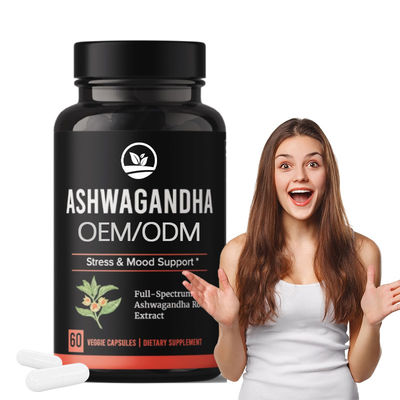 Good price Reduce Stress Ashwagandha Root Capsules Supplement Immune Support OEM Brand online