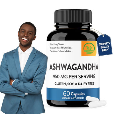 Good price Nutritional Ashwagandha Herbal Capsules Supplement for Promotes Brain Cognitive Function online