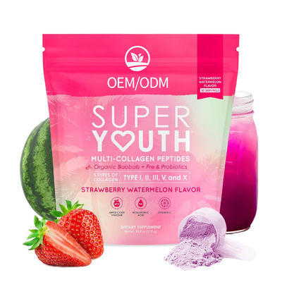 Good price Collagen Gummy Supplements Skin Elasticity Boost Hair Nail Health Support Natural Flavors Gelatin Free online
