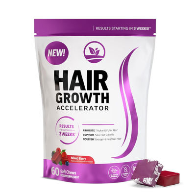Good price Hair Growth Gummies Natural Flavors Biotin Gummies Thicken Strengthen Hair online