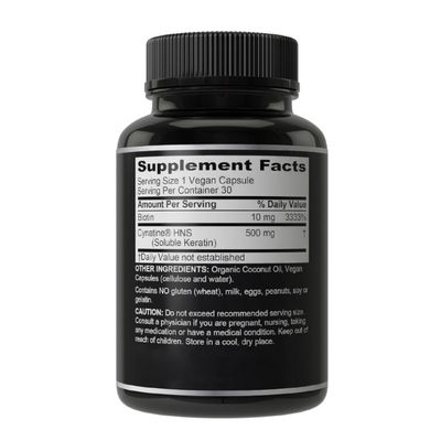 Natural Formula Biotin Keratin Capsules Revive Thinning Hair Strengthen Strands Grow Fuller Mane