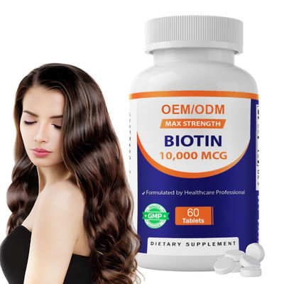 High Potency Biotin Tablets Promote Healthy Hair Skin Nails Boost Energy Natural Formula