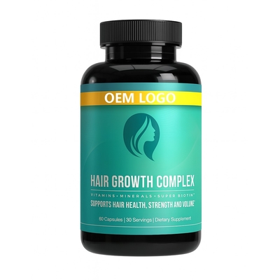 Private Label Hair Growth Biotin Capsules - 60 Pills