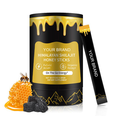 Quế bán chạy OEM Himalayan Shilajit Honey Sticks với Mật ong tự nhiên hỗ trợ năng lượng, tăng cường sự tập trung cho người lớn